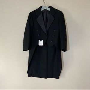 Boys Tuxedo Tails Coat Sz 12